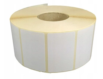 Etykiety termiczne papierowe 80mm x 40mm 1000szt średnica gilzy fi40