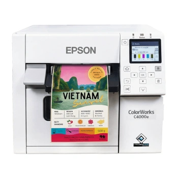 Drukarka etykiet Epson ColorWorks C4000e (bk) 1200 dpi / do 108 mm / PC / Mac / USB / Ethernet