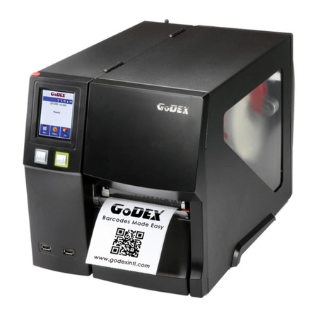 Drukarka etykiet Godex ZX1600i Pro termotransferowa 600 dpi / do 105,6 mm / PC / Mac / USB / USB HOST / Ethernet / RS232