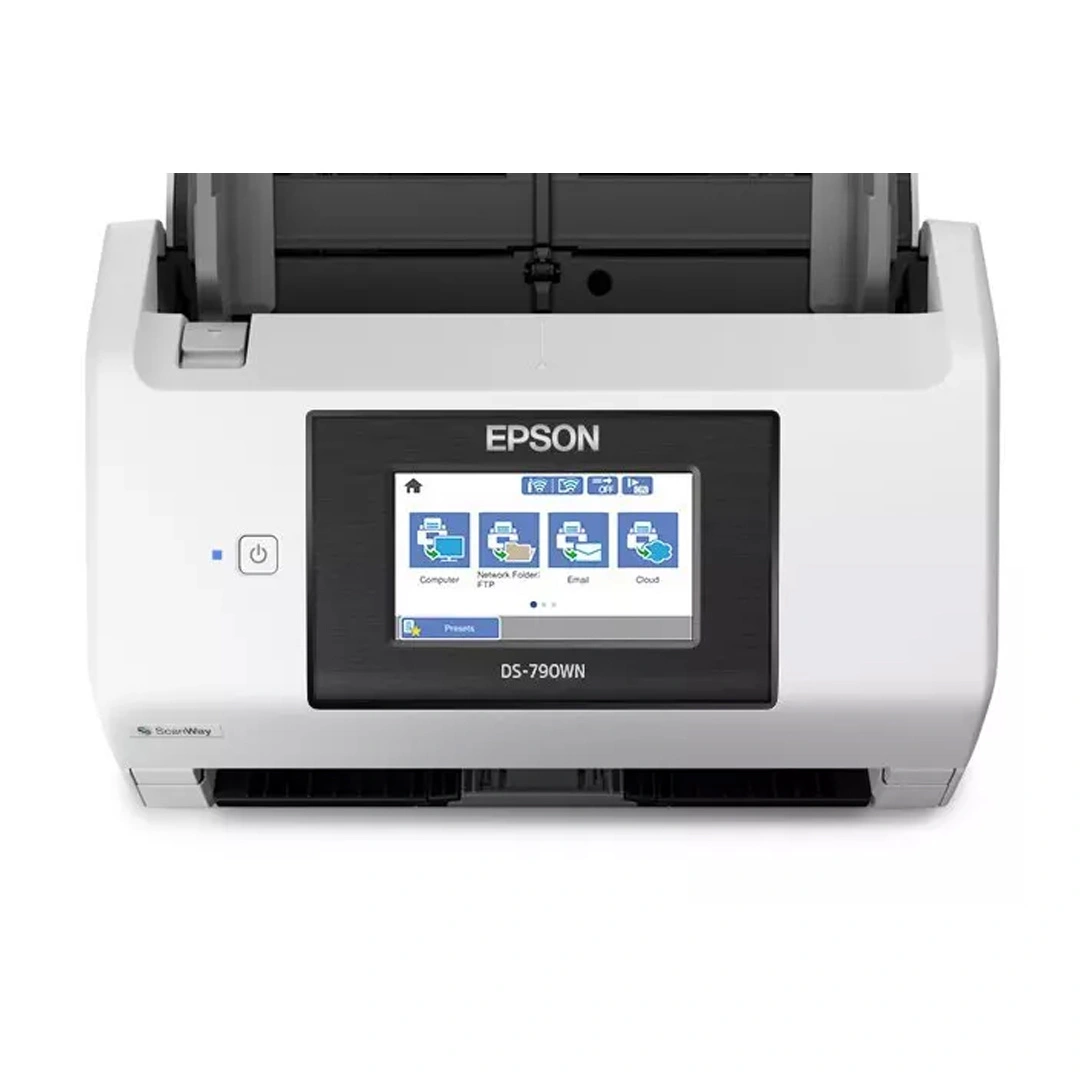 Skaner dokumentów Epson DS-790WN / 45 str./min / ADF 100 ark. / duplex / panel dotykowy / Wi-Fi / Ethernet / USB